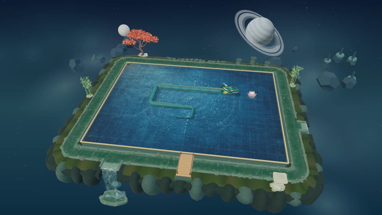 Kosmiczny Snake 3D